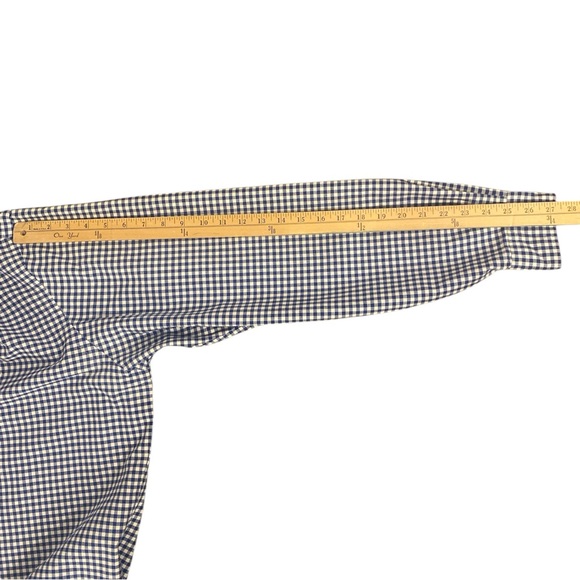 Ralph Lauren Shirt Men’s XLT Blue White Check Button Down Logo Classic Preppy - Picture 9 of 10
